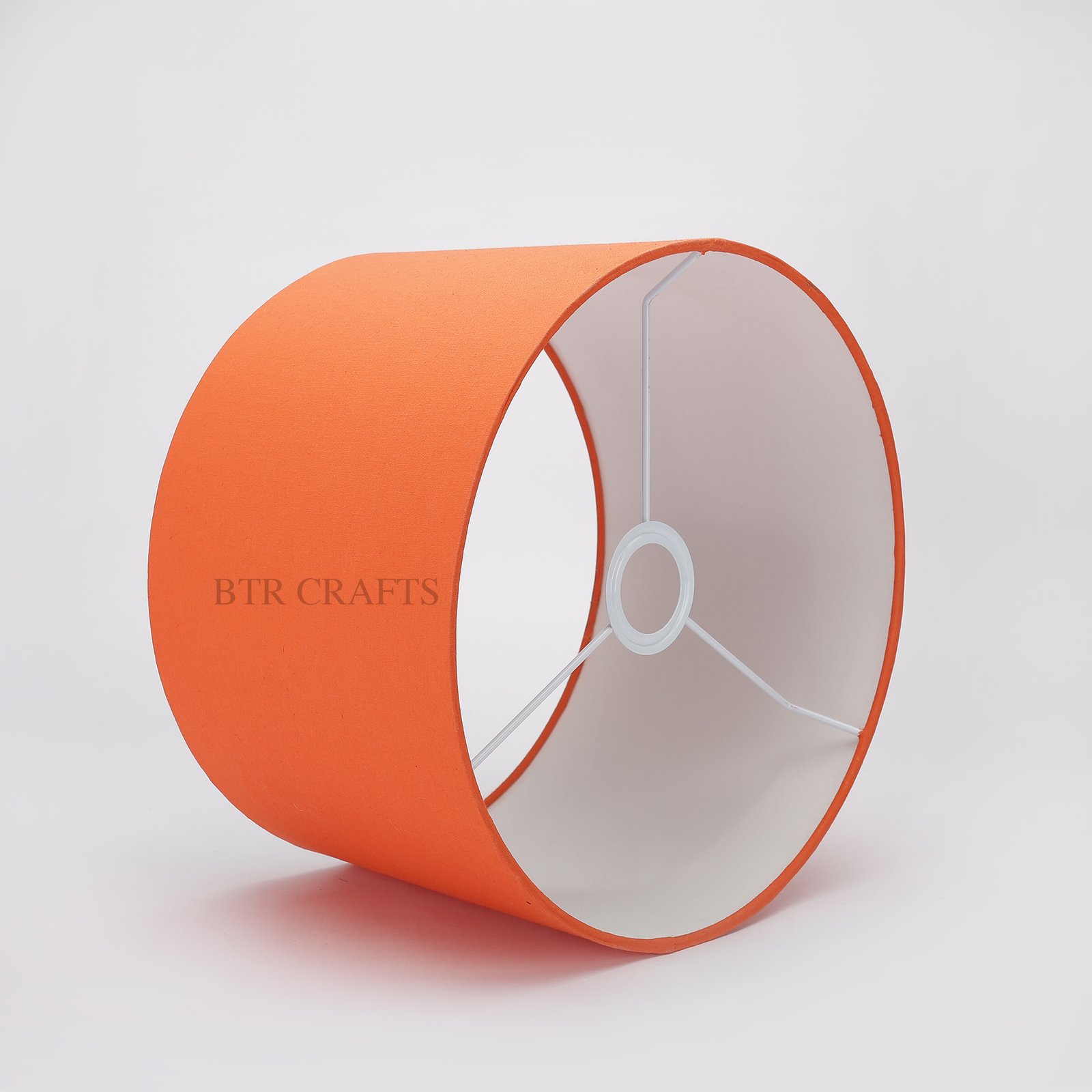 12 Inches Drum Lamp Shade, Suitable For Table and Floor Lamp(Orange) - Image 4
