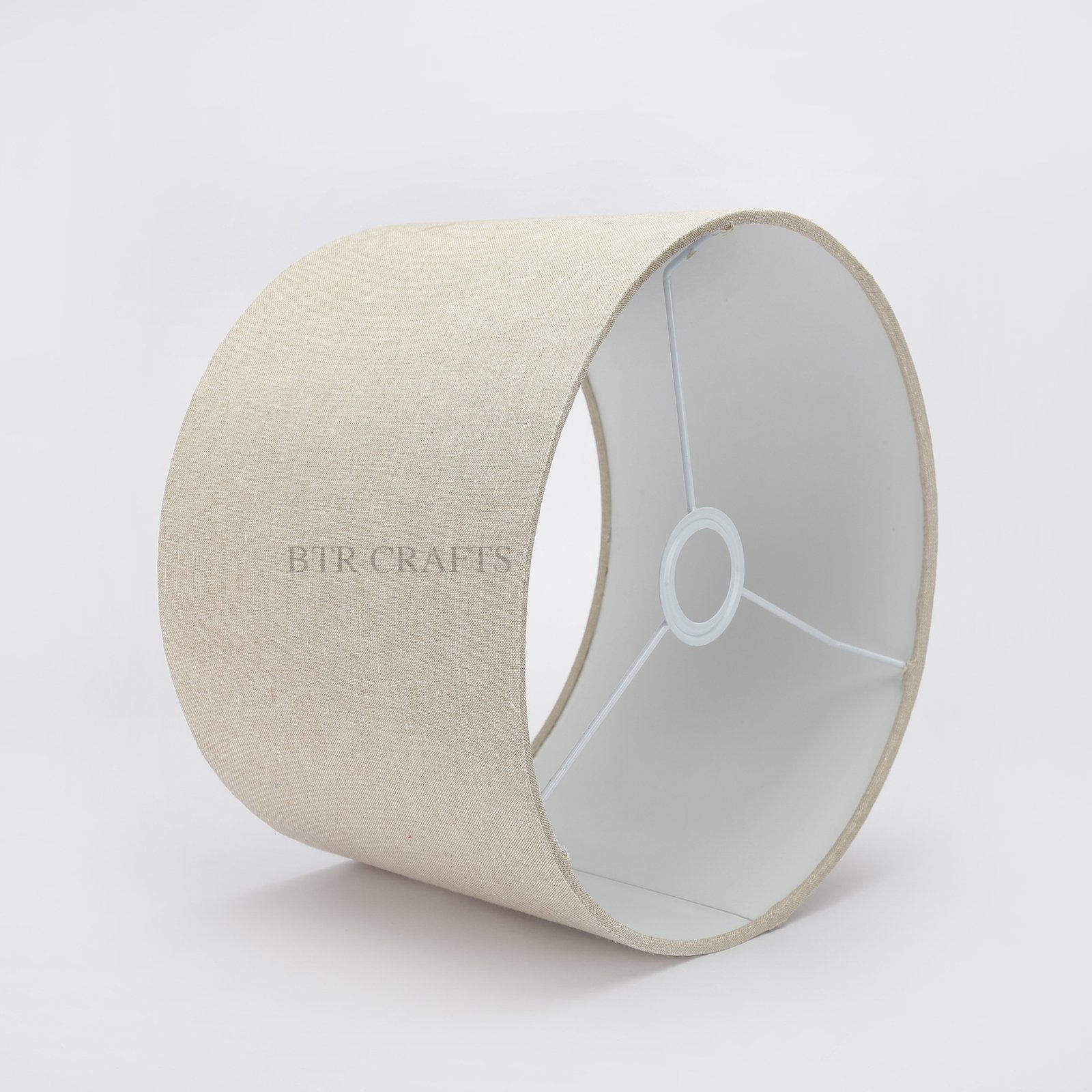 12 Inches Drum Lamp Shade, Suitable For Table and Floor Lamp(Beige) - Image 4