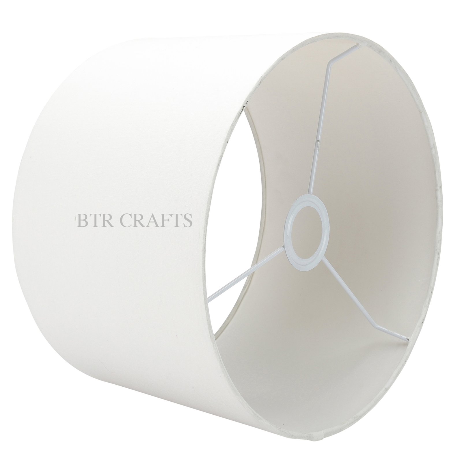 12 Inches Drum Lamp Shade, Suitable For Table and Floor Lamp(White) - Image 4