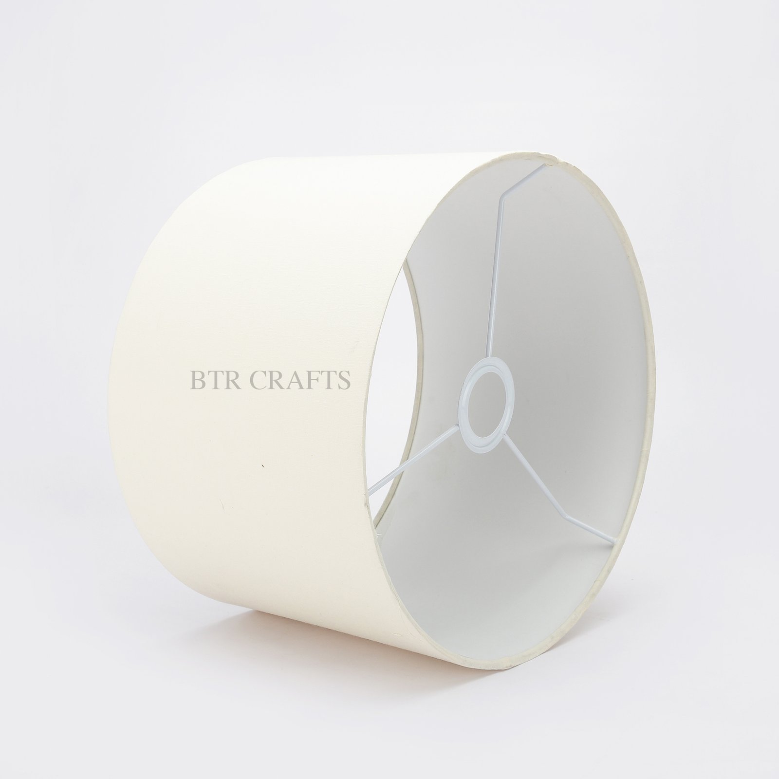 12 Inches Drum Lamp Shade, Suitable For Table and Floor Lamp(Cream) - Image 3