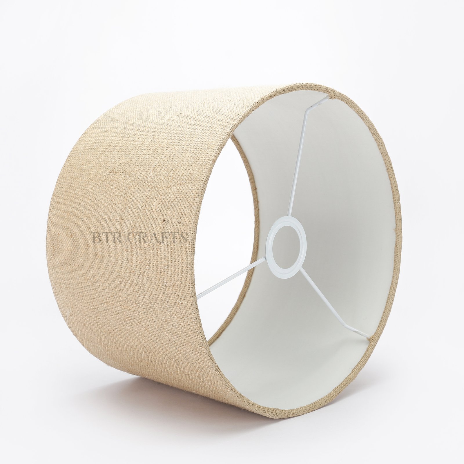 12 Inches Drum Lamp Shade, Suitable For Table and Floor Lamp(Natural Jute) - Image 4