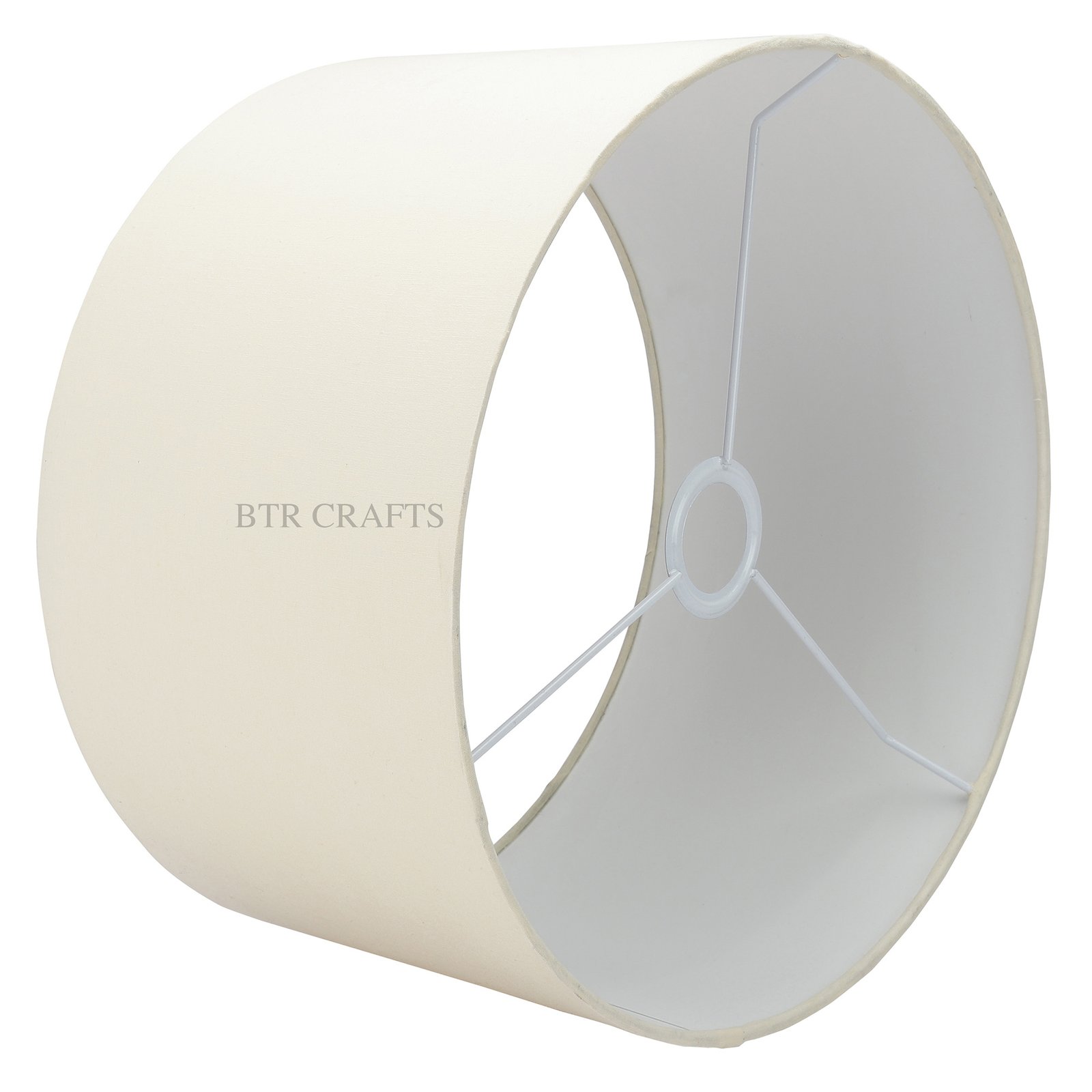 14 Inches Drum Lamp Shade, Suitable For Table and Floor Lamp(Cream) - Image 4