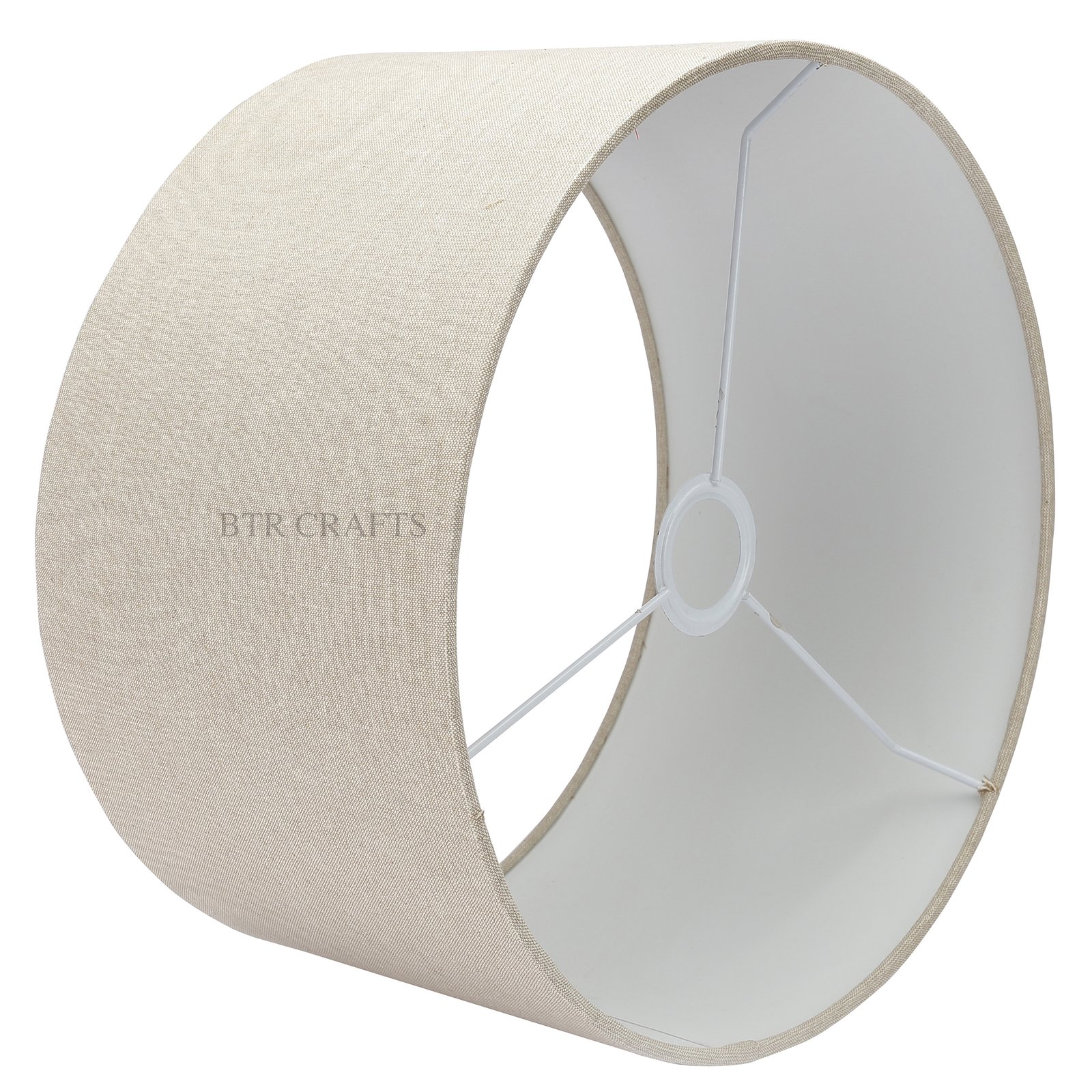 14 Inches Drum Lamp Shade, Suitable For Table and Floor Lamp(Beige) - Image 4