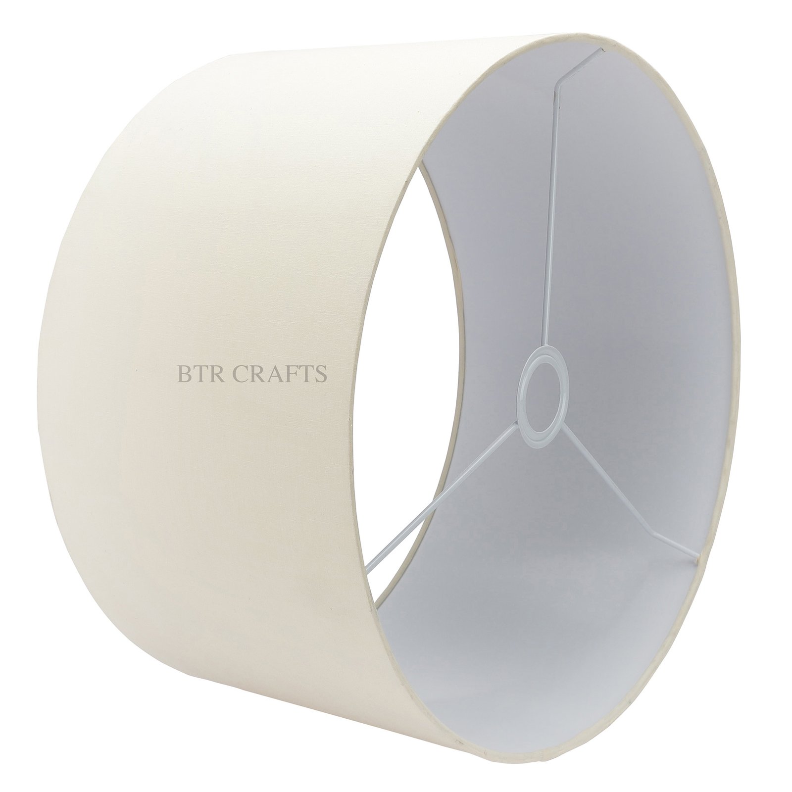 16 Inches Drum Lamp Shade, Suitable For Table and Floor Lamp(Cream) - Image 3
