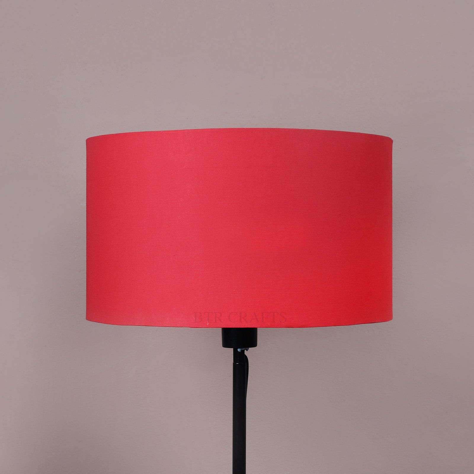 14 Inches Drum Lamp Shade, Suitable For Table and Floor Lamp(Red) - Image 2