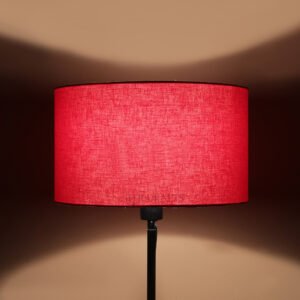 14 Inches Drum Lamp Shade, Suitable For Table and Floor Lamp(Red)