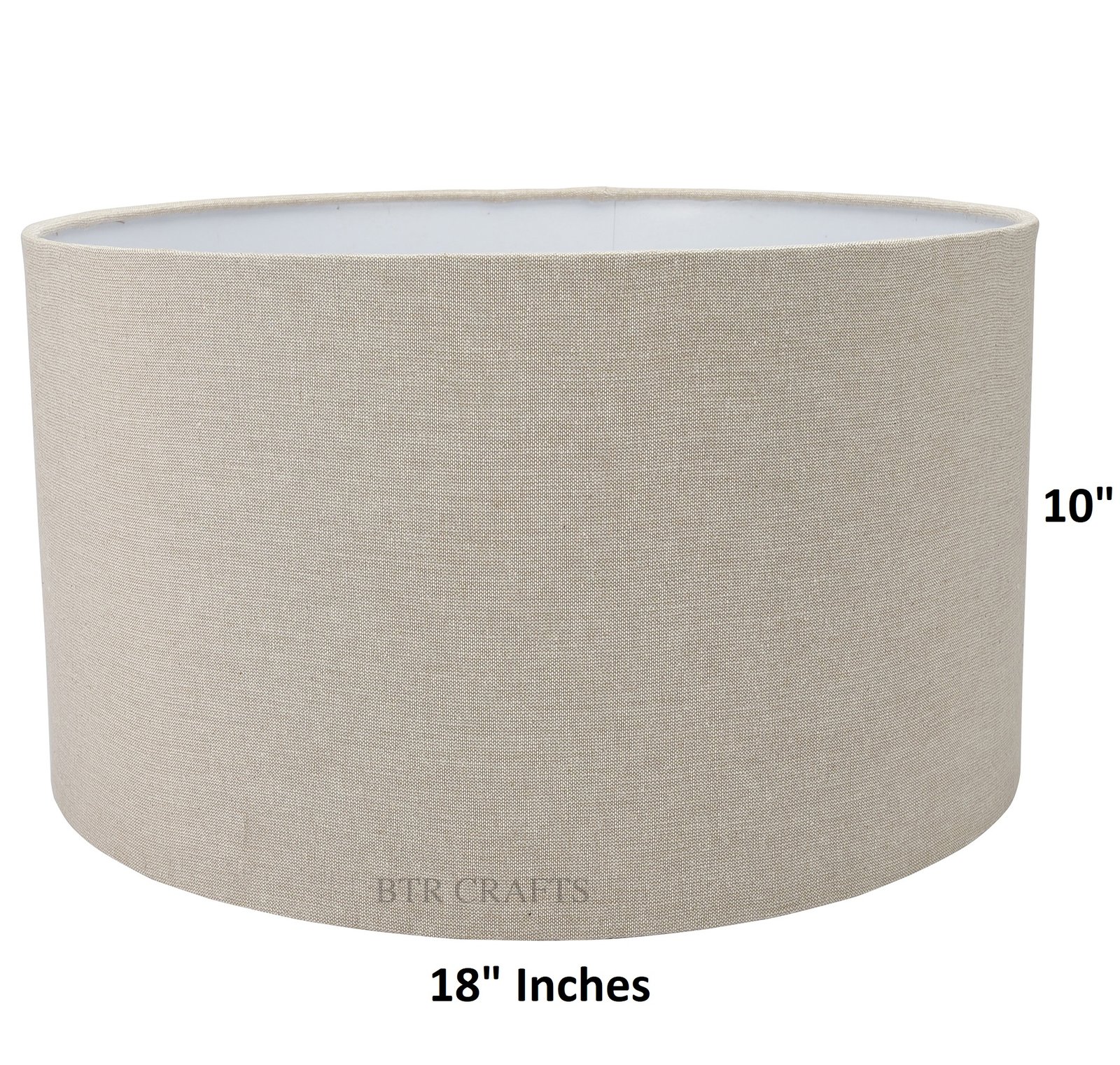 18 Inches Drum Lamp Shade, Suitable For Table and Floor Lamp(Beige) - Image 4