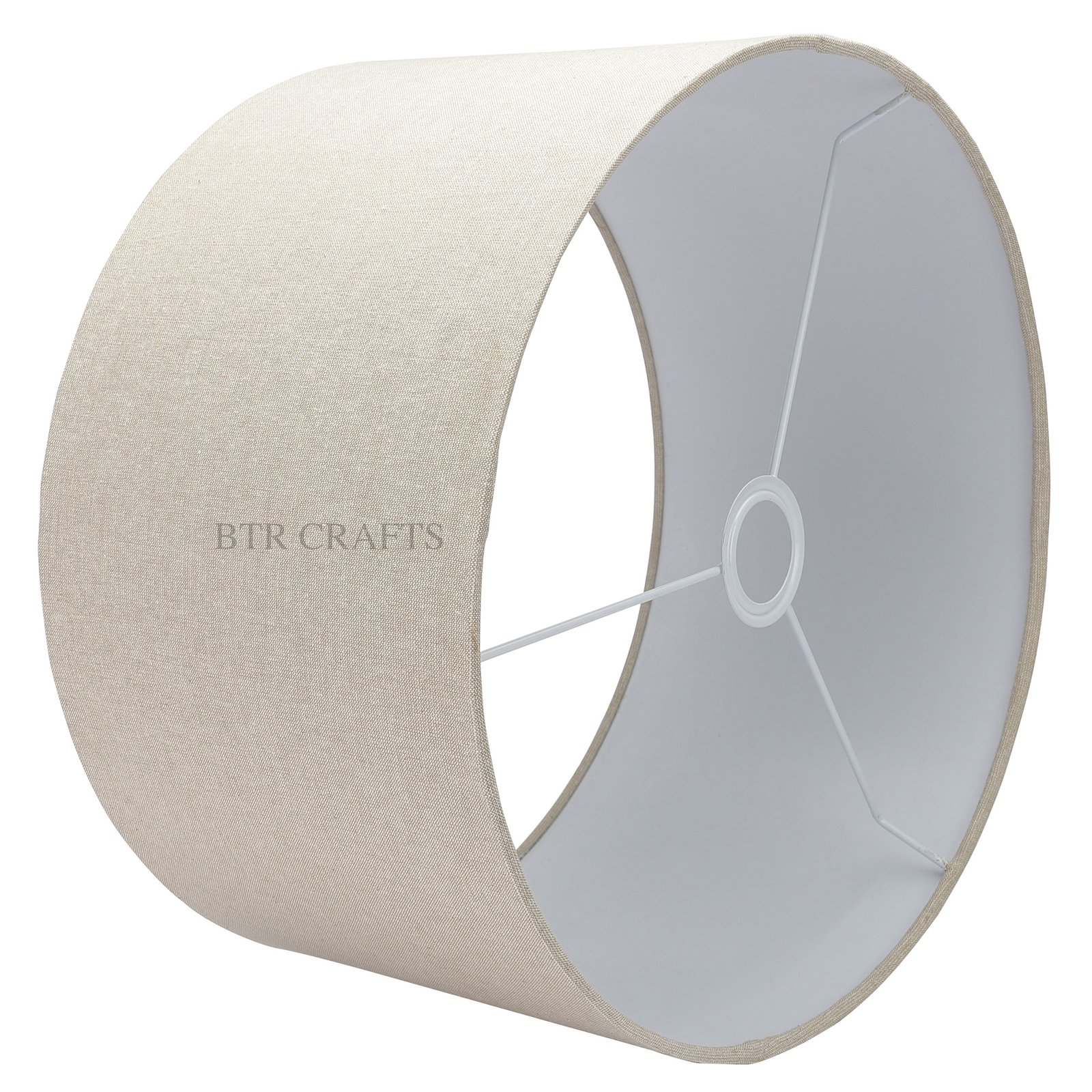 16 Inches Drum Lamp Shade, Suitable For Table and Floor Lamp(Beige) - Image 4