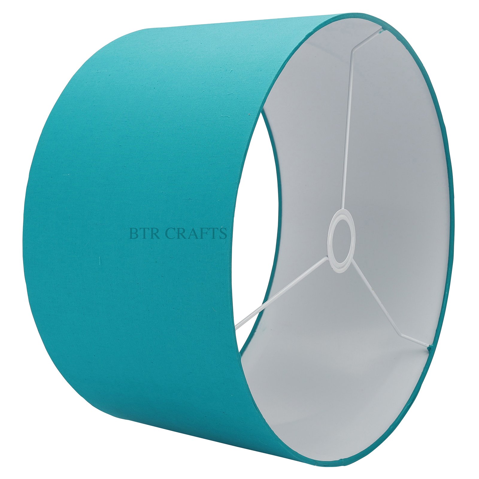 16 Inches Drum Lamp Shade, Suitable For Table and Floor Lamp(Teal) - Image 4
