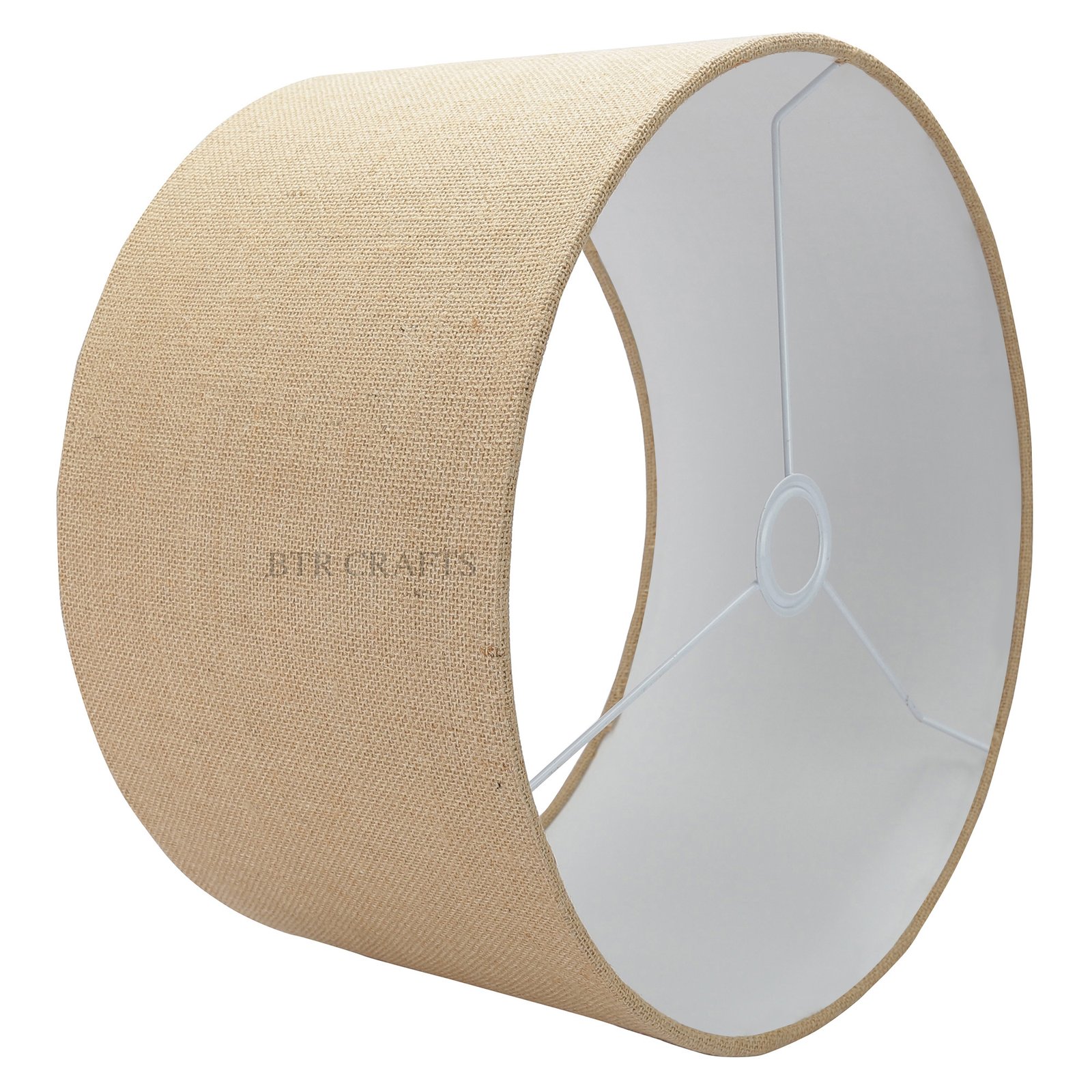 18 Inches Drum Lamp Shade, Suitable For Table and Floor Lamp(Natural Jute) - Image 4