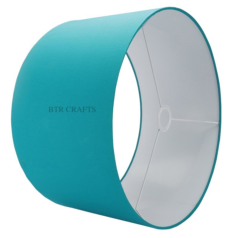 18 Inches Drum Lamp Shade, Suitable For Table and Floor Lamp(Teal) - Image 3