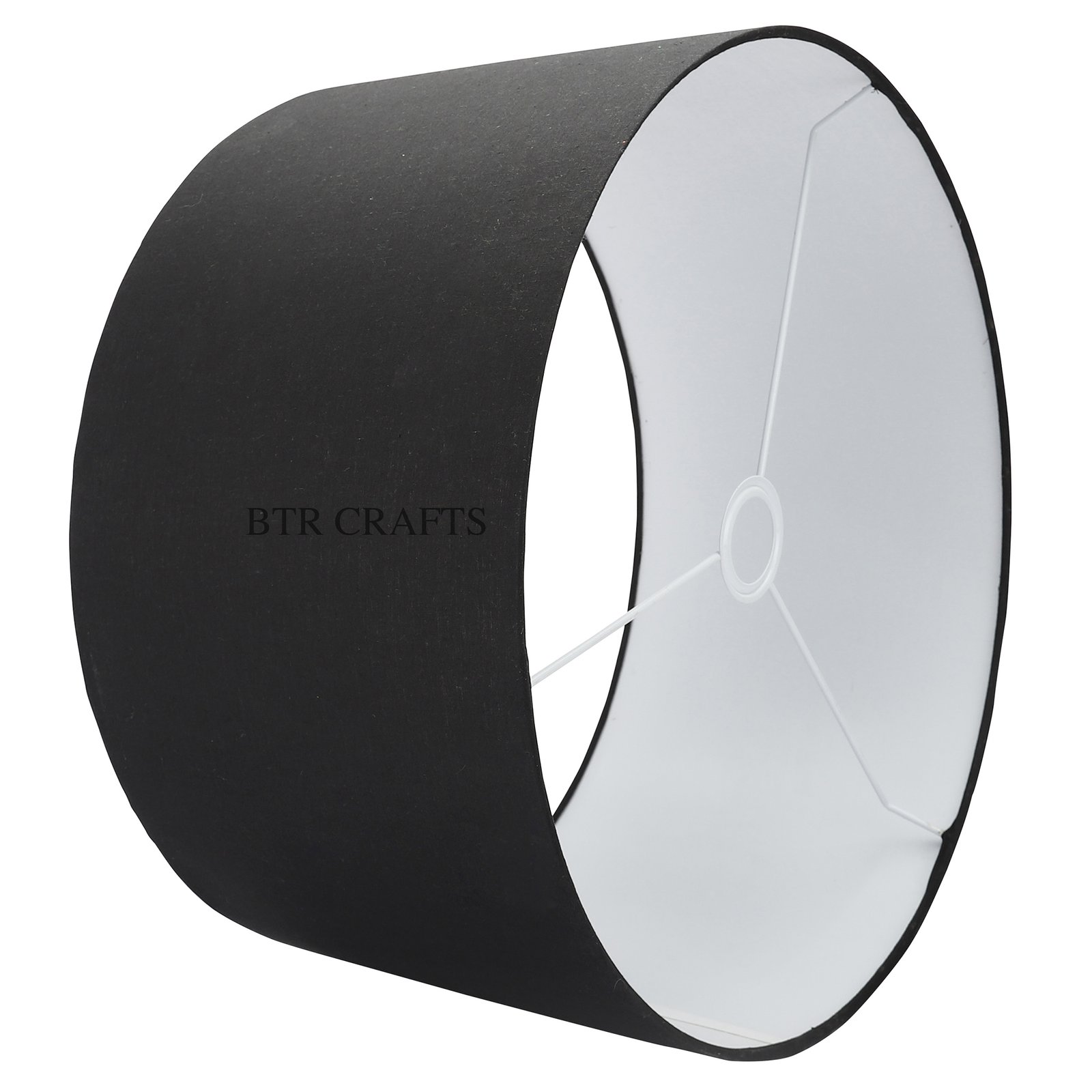 18 Inches Drum Lamp Shade, Suitable For Table and Floor Lamp(Black) - Image 4
