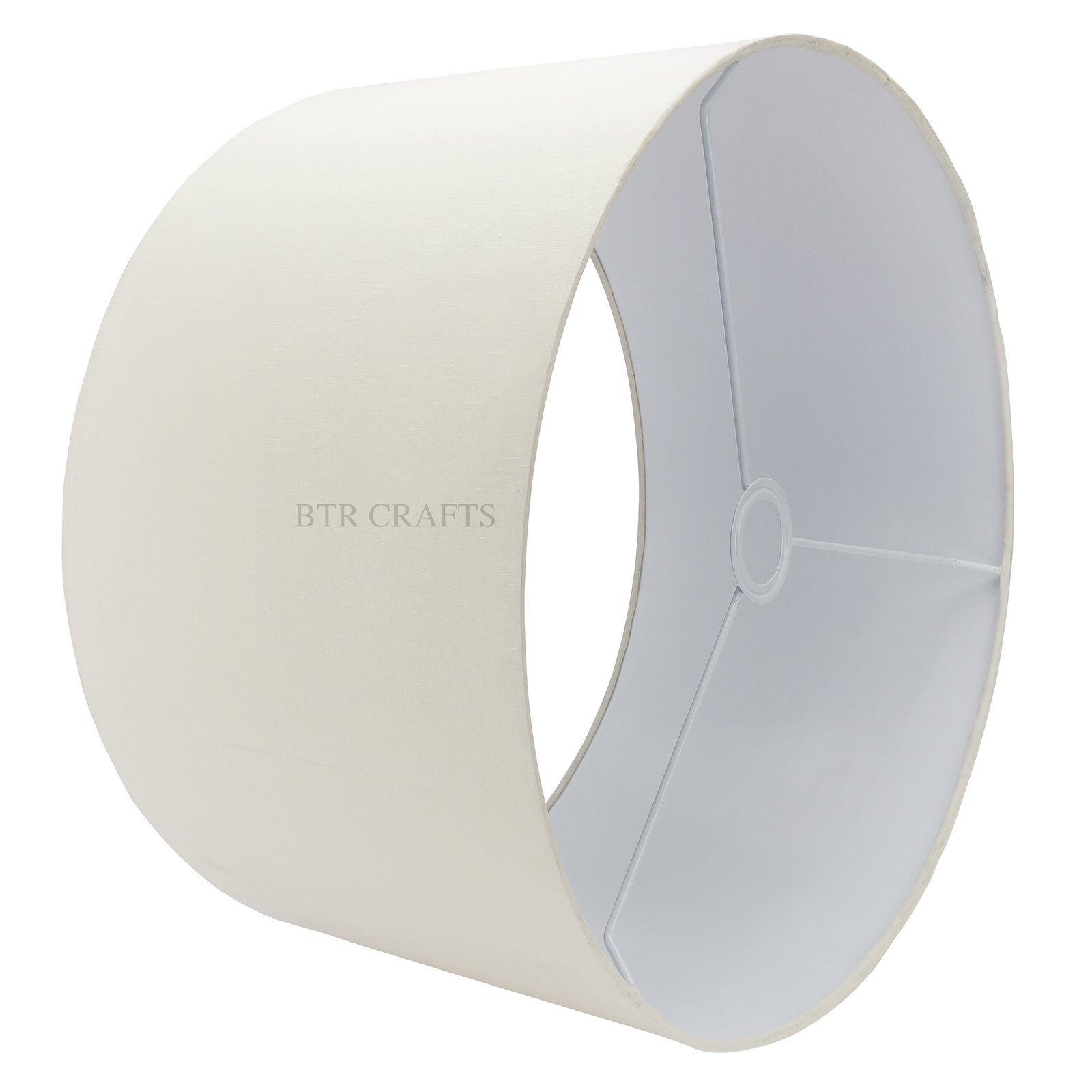 18 Inches Drum Lamp Shade, Suitable For Table and Floor Lamp(Cream) - Image 4