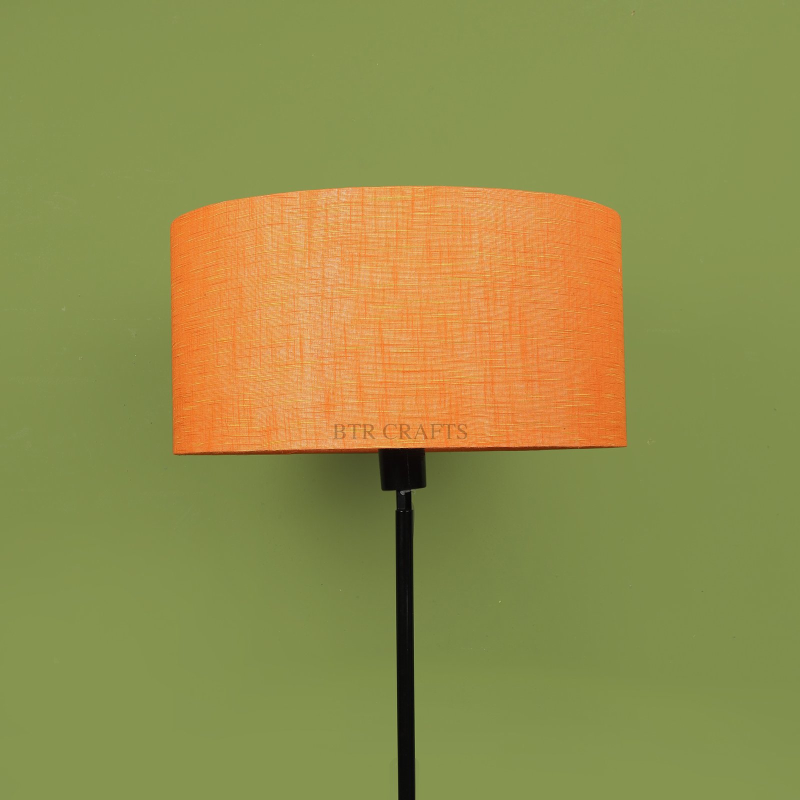 16 Inches Drum Lamp Shade, Suitable For Table and Floor Lamp(Orange Texture) - Image 2