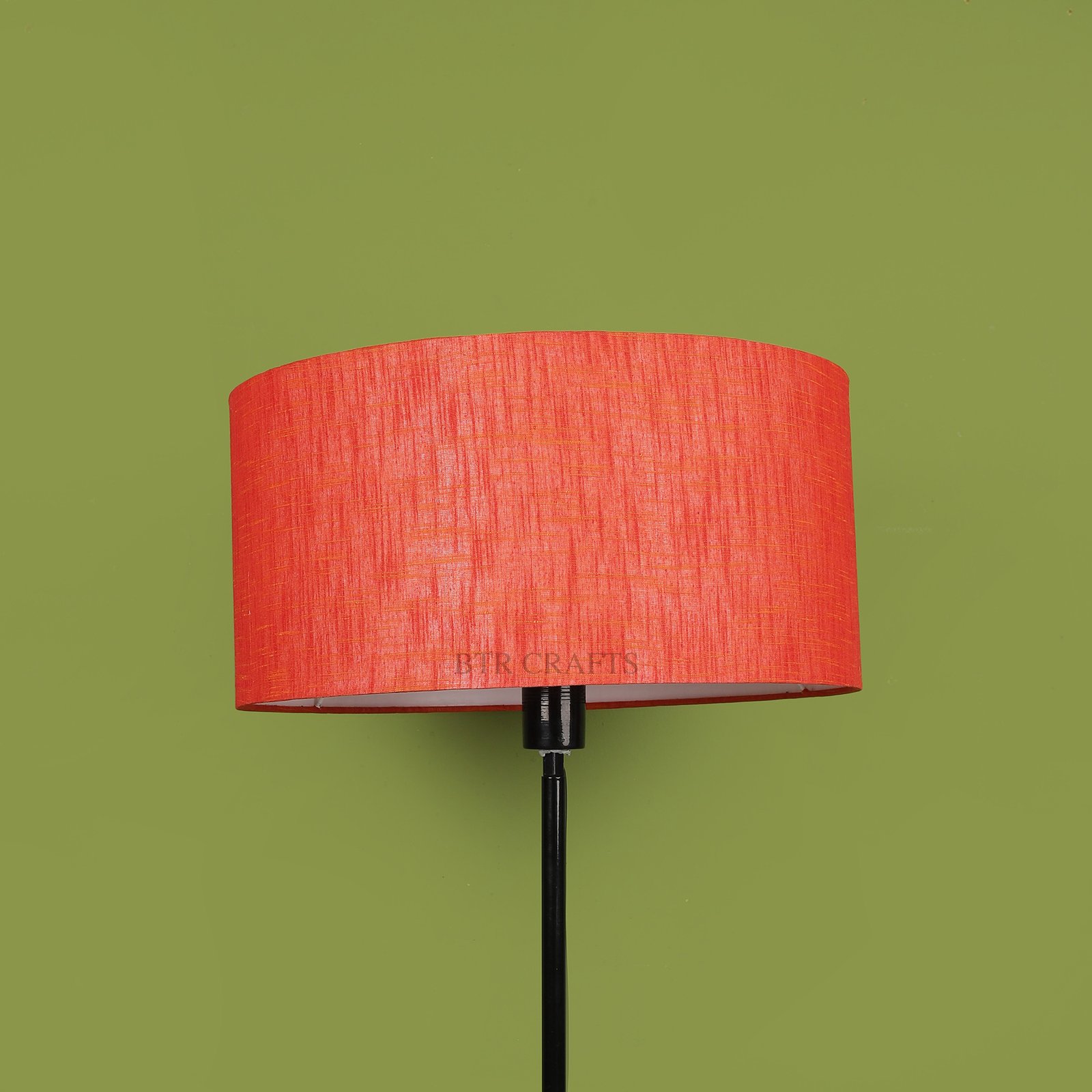 16 Inches Drum Lamp Shade, Suitable For Table and Floor Lamp(Red Texture) - Image 2