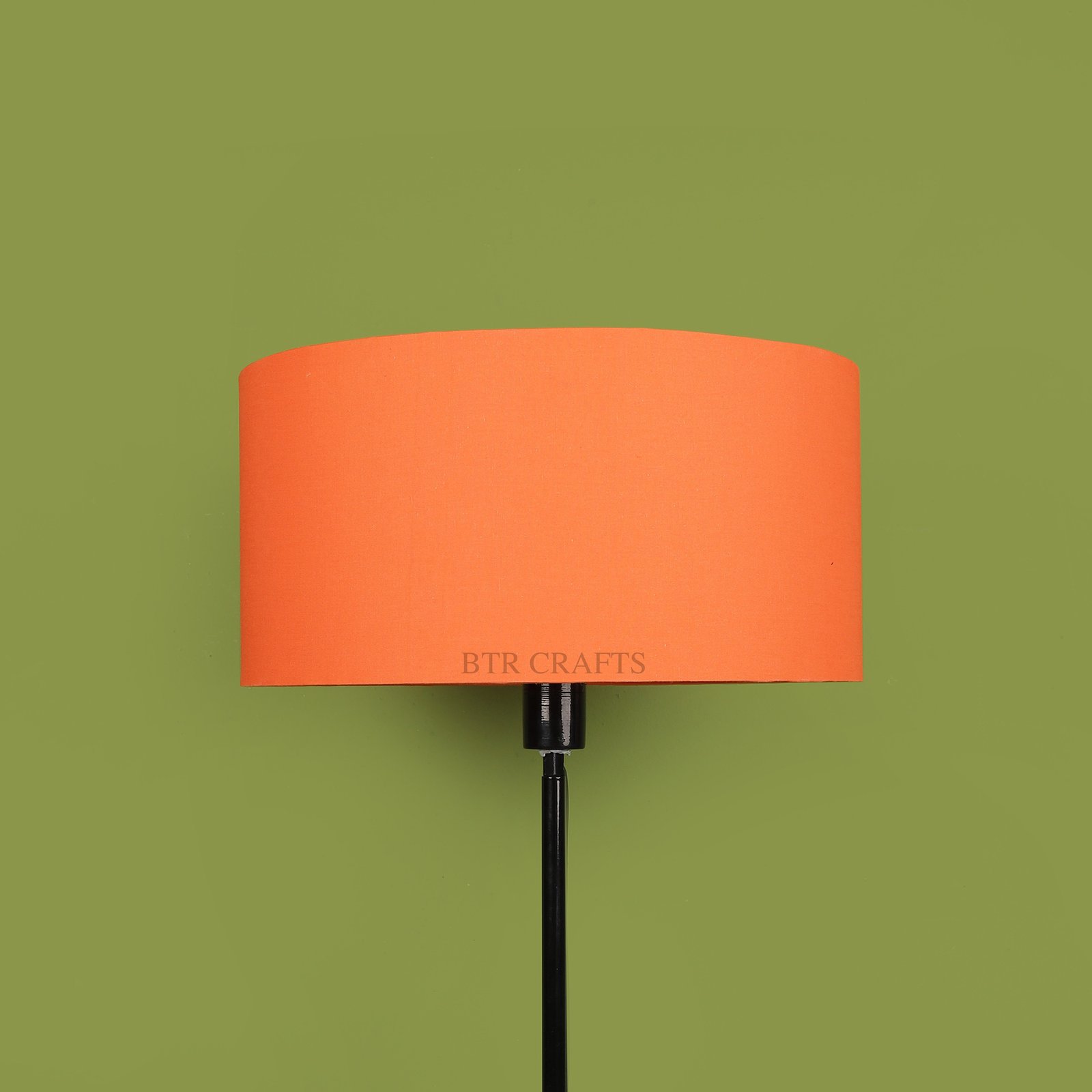 16 Inches Drum Lamp Shade, Suitable For Table and Floor Lamp(Orange) - Image 2