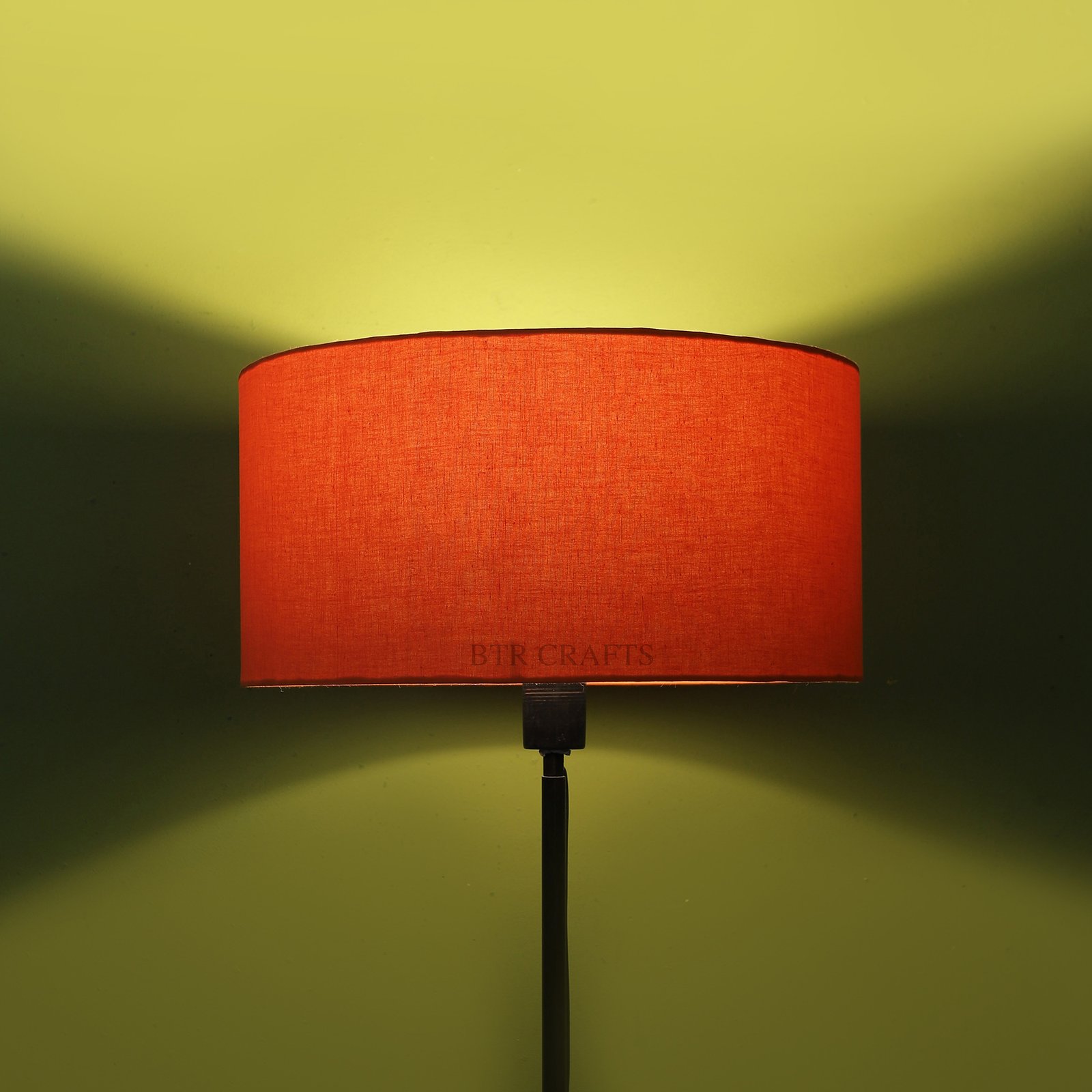 16 Inches Drum Lamp Shade, Suitable For Table and Floor Lamp(Orange)
