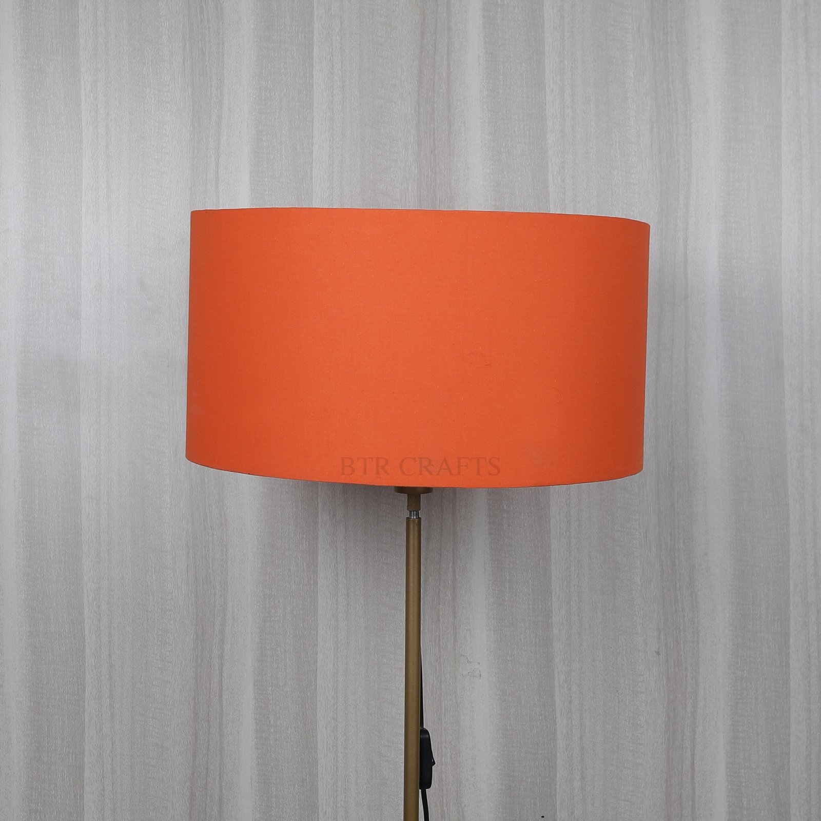 18 Inches Drum Lamp Shade, Suitable For Table and Floor Lamp(Orange) - Image 2