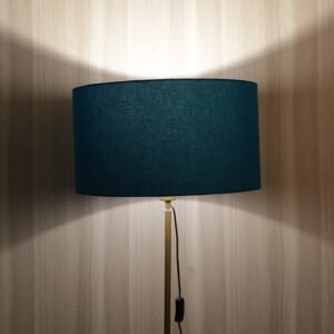 18 Inches Drum Lamp Shade, Suitable For Table and Floor Lamp(Teal)