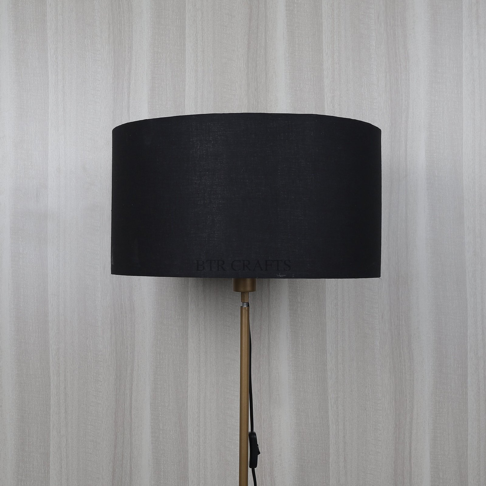 18 Inches Drum Lamp Shade, Suitable For Table and Floor Lamp(Black) - Image 2