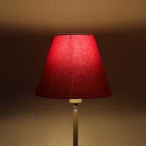 10 Inches Conical Lamp Shade, Suitable For Table and Floor Lamp(Red)