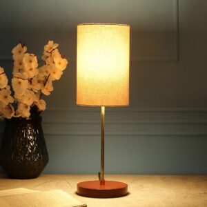 Elegant Table Lamp Suitable For Bedroom Office And Living Room, Pack Of 1(Complete Set)