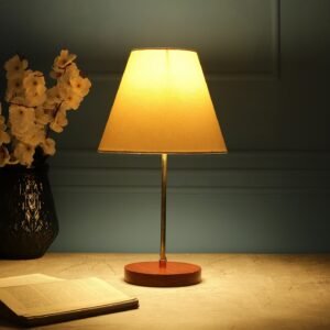 Elegant Table Lamp Suitable For Bedroom Office And Living Room, Pack Of 1(Complete Set)
