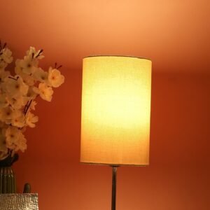 Cream Color Cylinder Lamp Shade Suitable For Table Lamp
