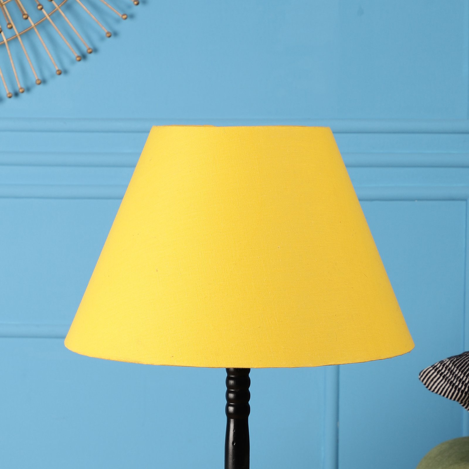 14 Inches Conical Lamp Shade, Suitable For Table and Floor Lamp(Dark Yellow) - Image 2