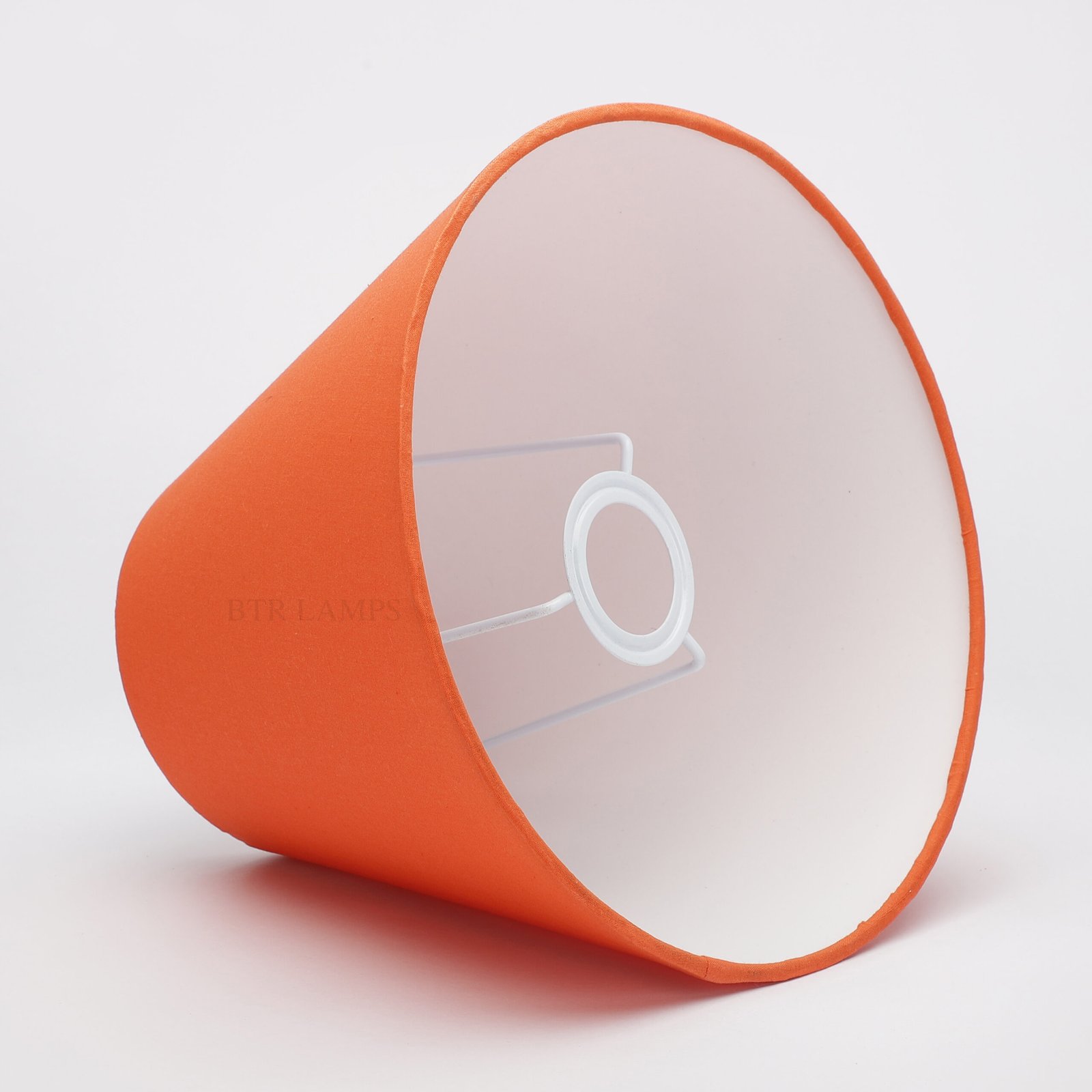 10 Inches Conical Lamp Shade, Suitable For Table and Floor Lamp(Orange) - Image 4