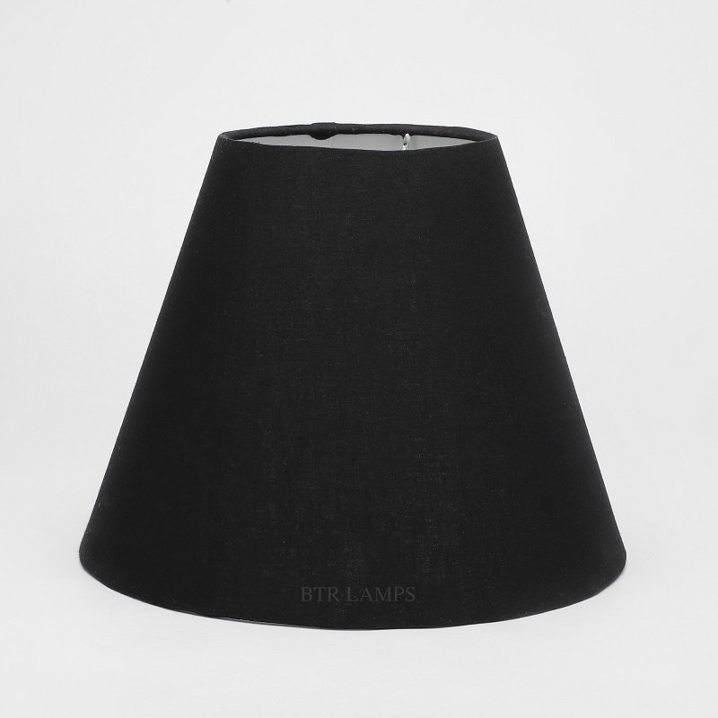 10 Inches Conical Lamp Shade, Suitable For Table and Floor Lamp(Black) - Image 4