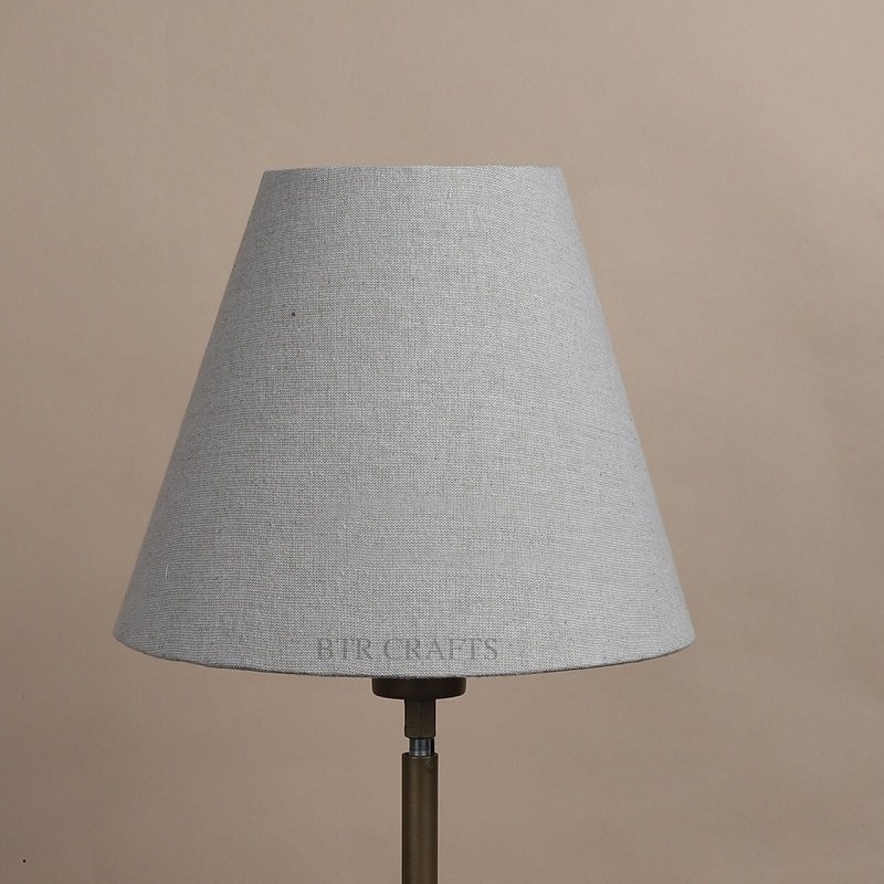 10 Inches Conical Lamp Shade, Suitable For Table and Floor Lamp(Beige) - Image 2