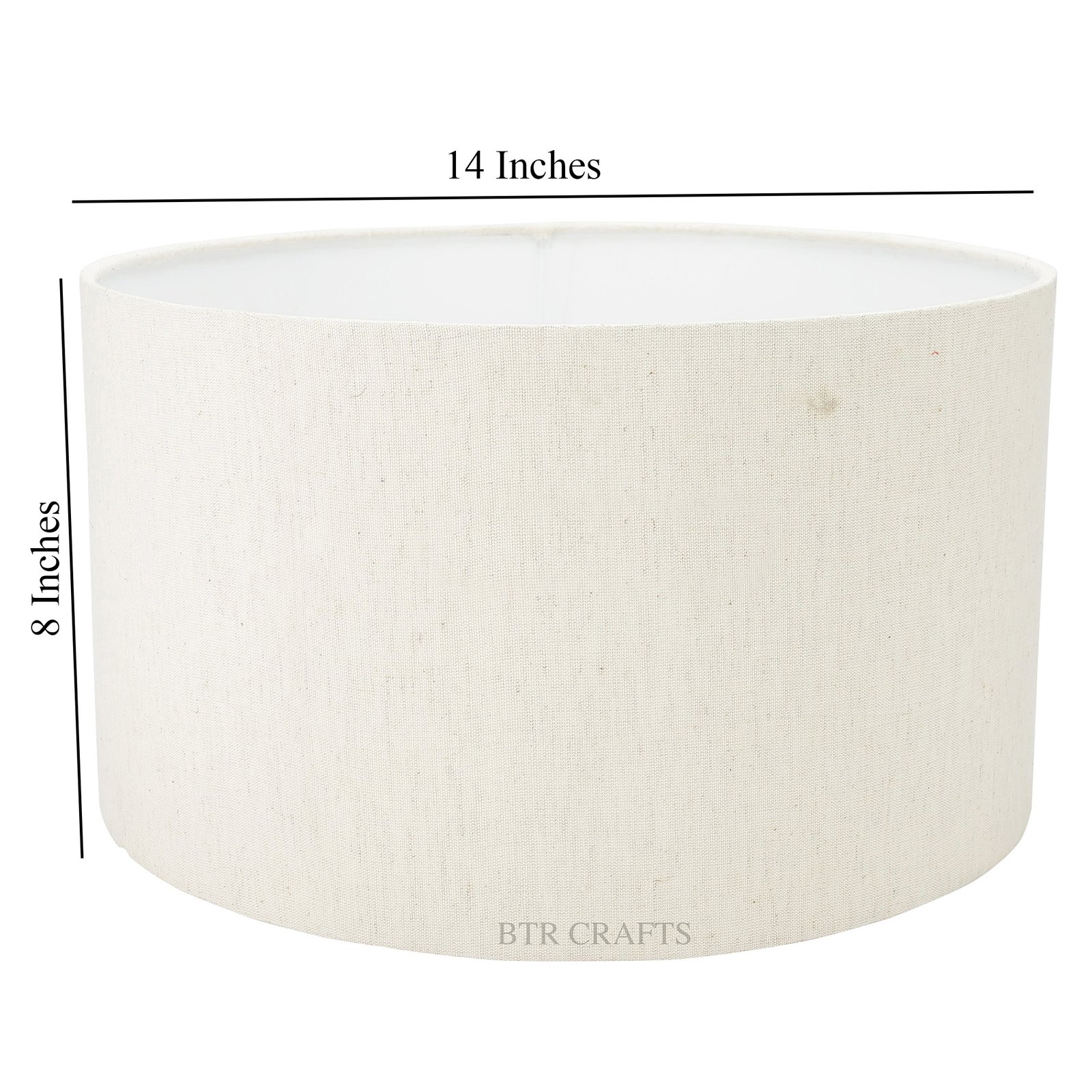 14 Inches Drum Lamp Shade, Suitable For Table and Floor Lamp(Flex) - Image 3