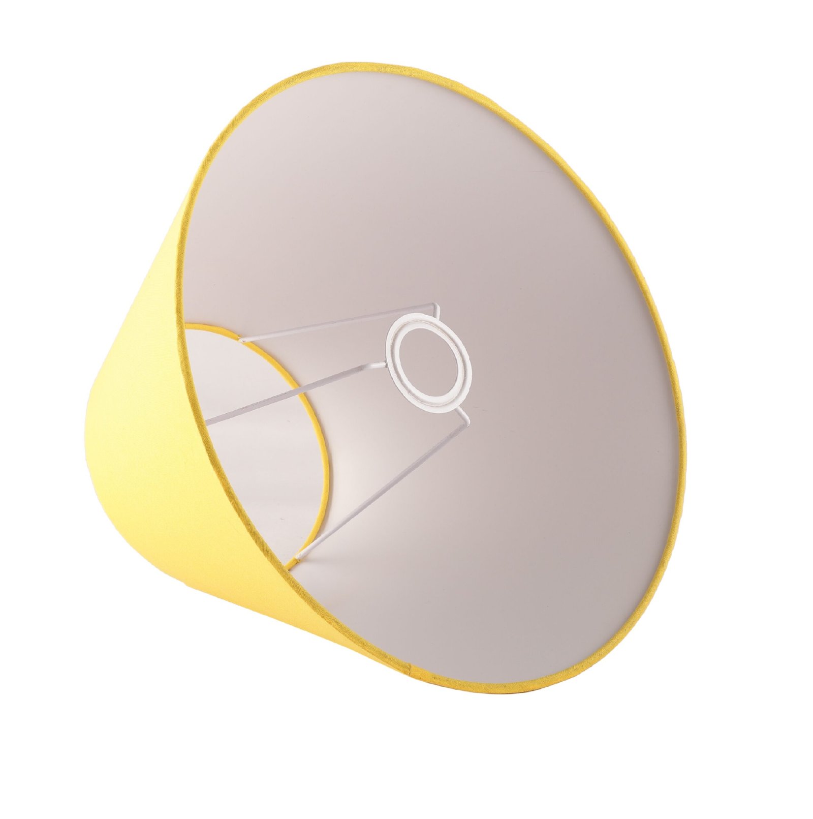 10 Inches Conical Lamp Shade, Suitable For Table and Floor Lamp(Dark Yellow) - Image 4