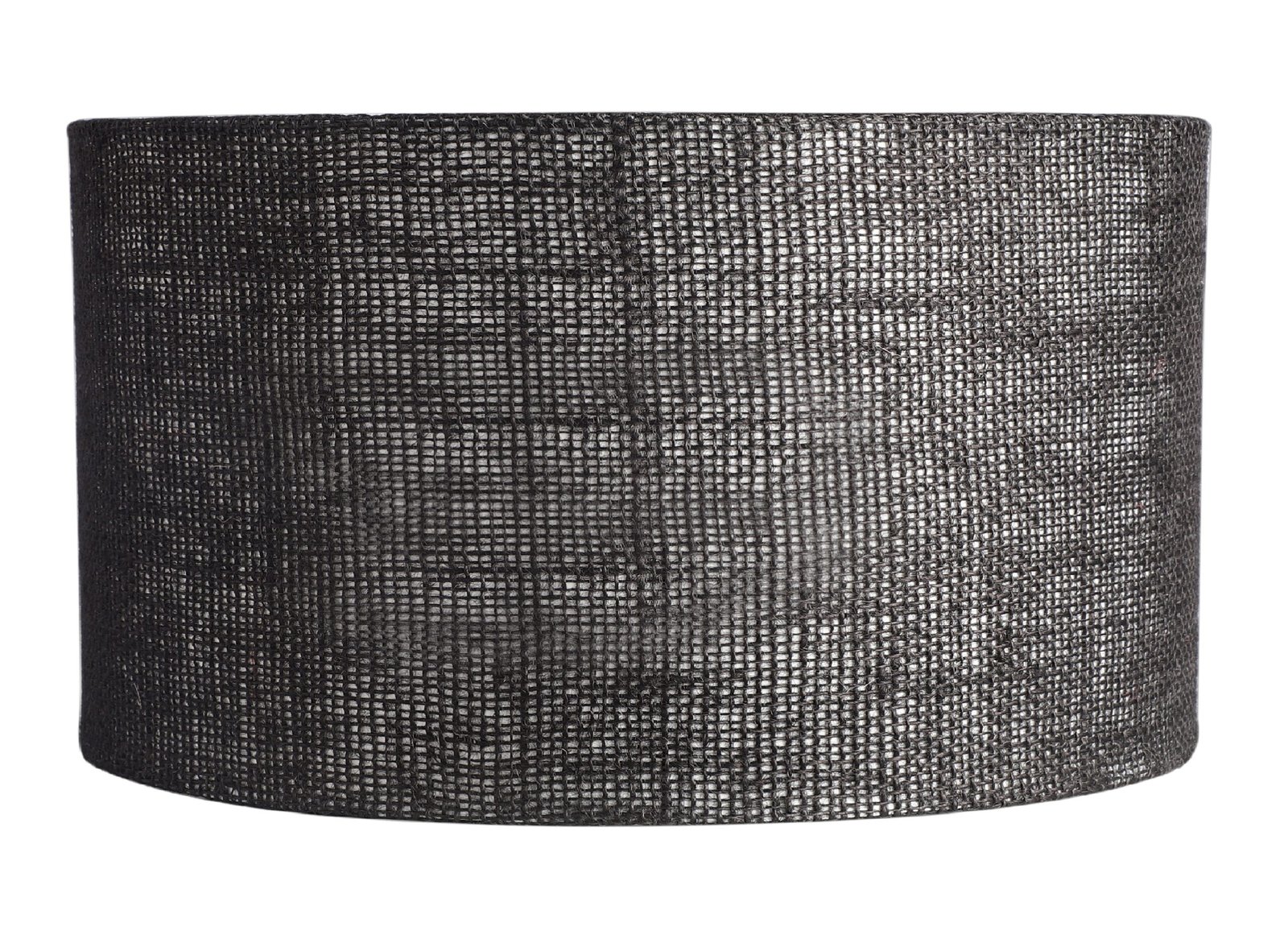 16 Inches Drum Lamp Shade, Suitable For Table and Floor Lamp(Black Jute)