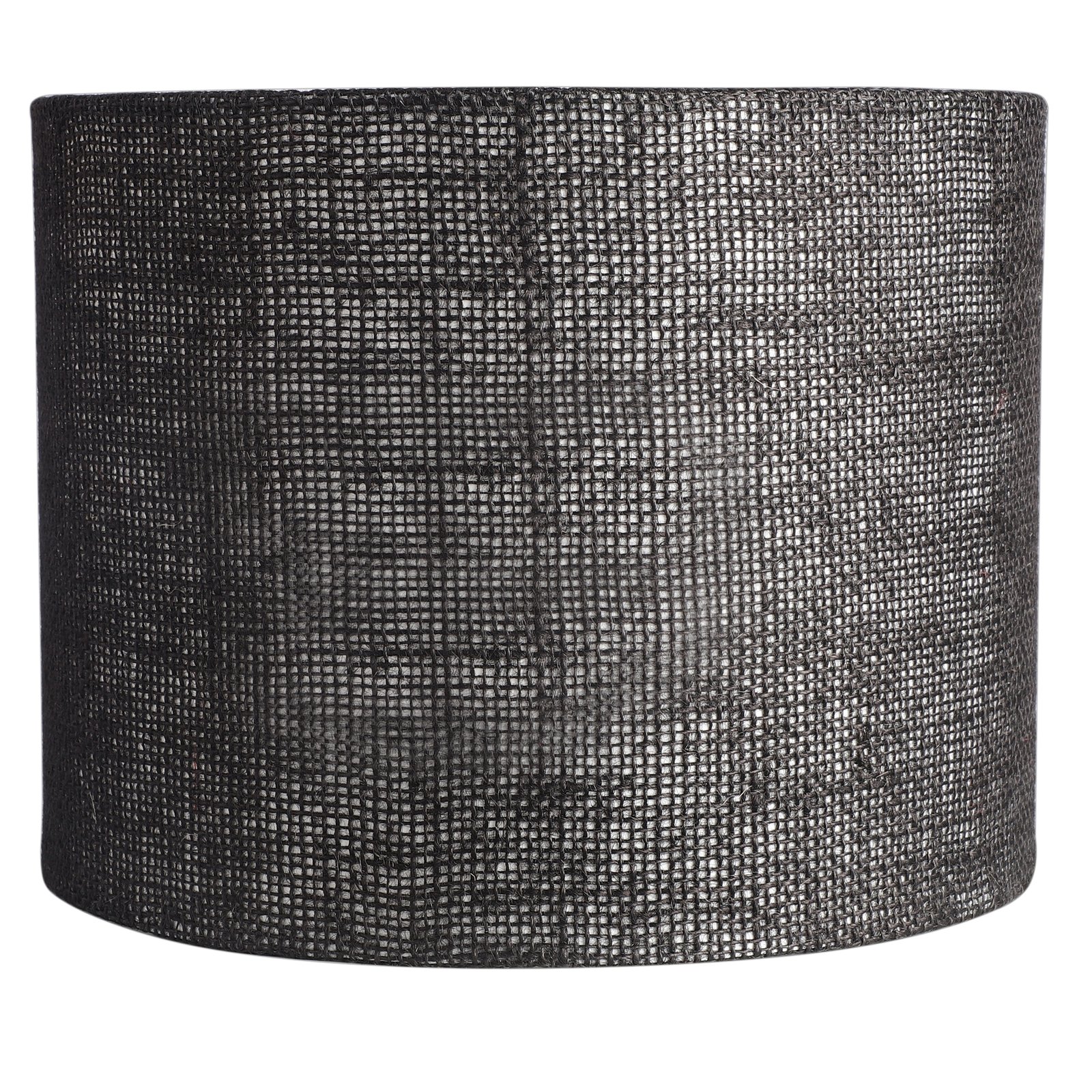 10 Inches Drum Lamp Shade, Suitable For Table and Floor Lamp(Black Jute)