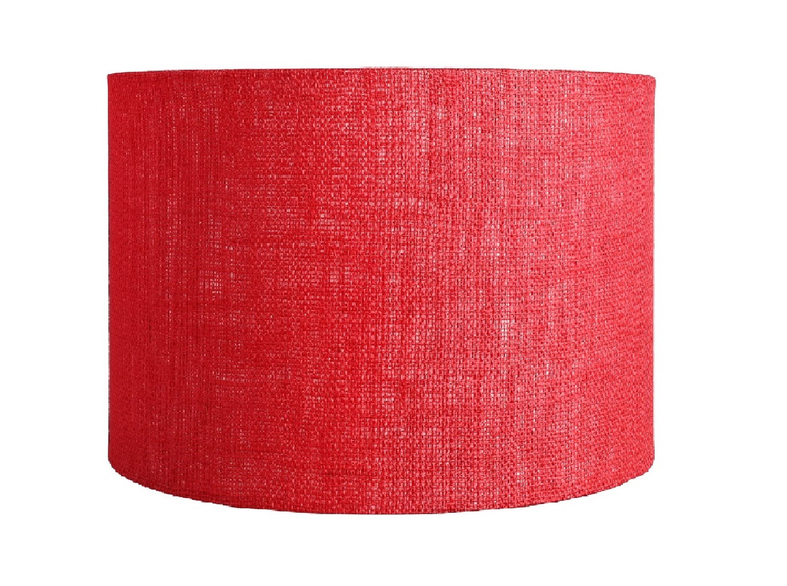 16 Inches Drum Lamp Shade, Suitable For Table and Floor Lamp(Red Jute)