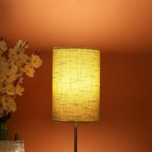 Green Texture Color Cylinder Lamp Shade Suitable For Table Lamp