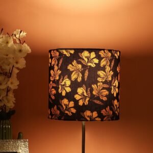 Premium Lamp Shade, Suitable For Table and Floor Lamp(Golden Flower)